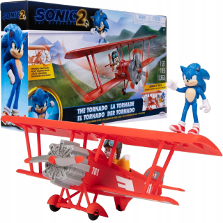 Sonic 2 Movie Tails Akčná figúrka Figúrky Lietadlo Jakks